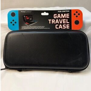Nintendo Switch Black PCPC-1000-BK Hardshell Prime Connect Game Travel Case for